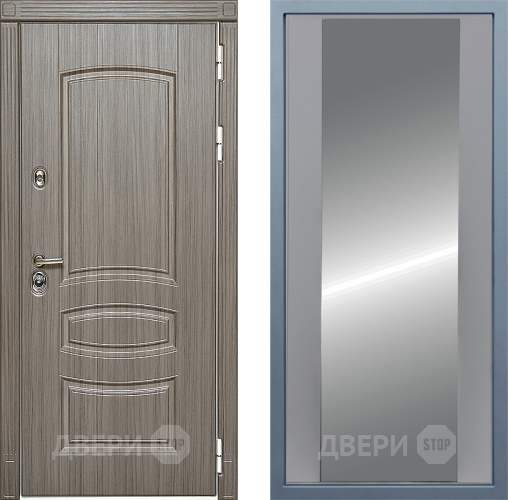 Входная металлическая Дверь Дива МД-42 Д-15 Зеркало Силк Маус в Дмитрове