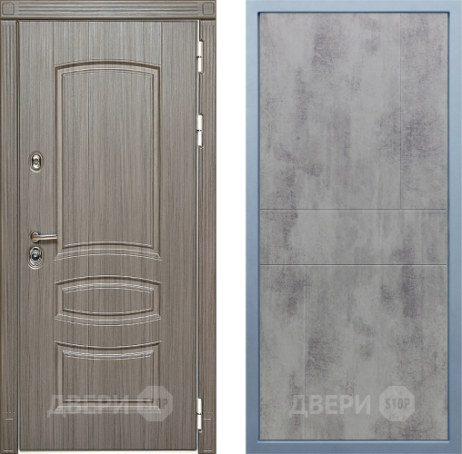 Входная металлическая Дверь Дива МД-42 М-1 Бетон темный в Дмитрове