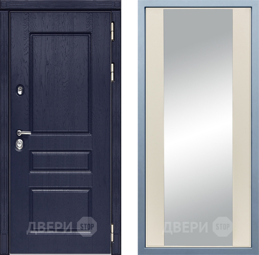 Входная металлическая Дверь Дива МД-45 Д-15 Зеркало Шампань в Дмитрове