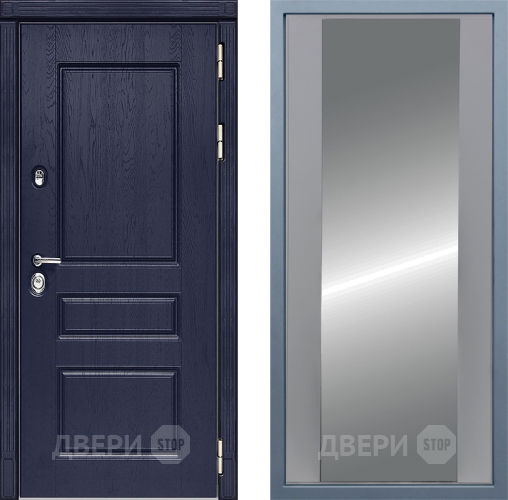 Дверь Дива МД-45 Д-15 Зеркало Силк Маус в Дмитрове
