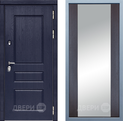Входная металлическая Дверь Дива МД-45 Д-15 Зеркало Венге в Дмитрове