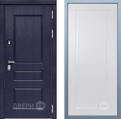 Входная металлическая Дверь Дива МД-45 Н-10 Белый в Дмитрове