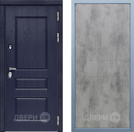 Входная металлическая Дверь Дива МД-45 М-1 Бетон темный в Дмитрове