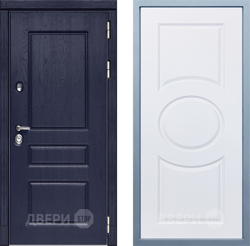 Входная металлическая Дверь Дива МД-45 М-30 Белый в Дмитрове