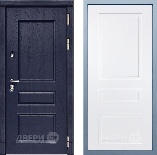 Входная металлическая Дверь Дива МД-45 Н-13 Белый в Дмитрове
