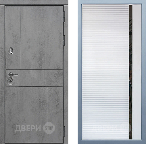 Входная металлическая Дверь Дива МД-48 МХ-45 Белый матовый в Дмитрове