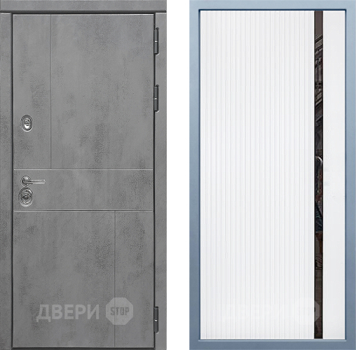 Входная металлическая Дверь Дива МД-48 МХ-46 Белый матовый в Дмитрове