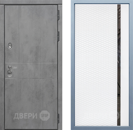 Входная металлическая Дверь Дива МД-48 МХ-47 Белый матовый в Дмитрове