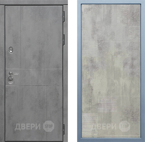 Входная металлическая Дверь Дива МД-48 Д-4 Бетон темный в Дмитрове