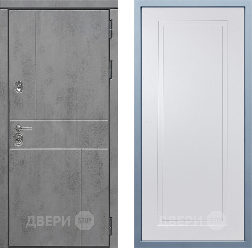Дверь Дива МД-48 Н-10 Белый в Дмитрове