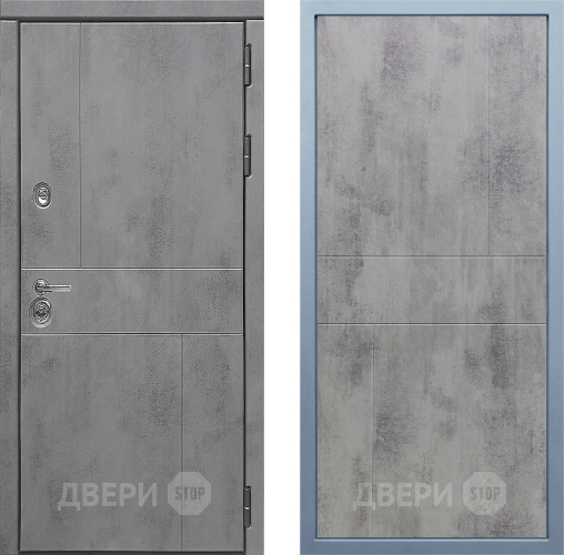 Входная металлическая Дверь Дива МД-48 М-1 Бетон темный в Дмитрове