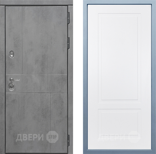Входная металлическая Дверь Дива МД-48 Н-7 Белый в Дмитрове