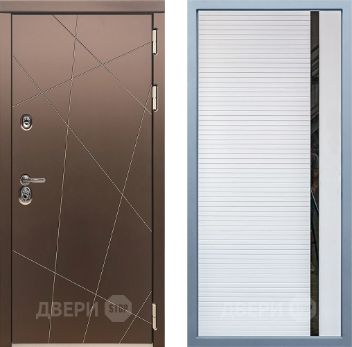Входная металлическая Дверь Дива МД-50 МХ-45 Белый матовый в Дмитрове