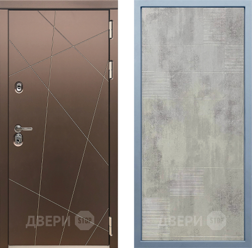 Входная металлическая Дверь Дива МД-50 Д-4 Бетон темный в Дмитрове