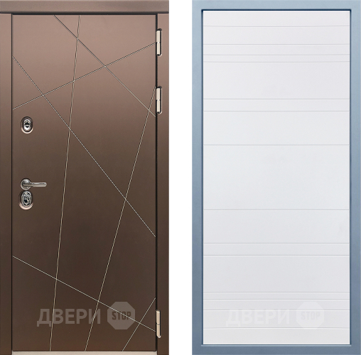 Входная металлическая Дверь Дива МД-50 Д-5 Белый в Дмитрове