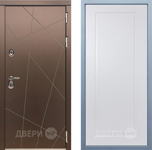Дверь Дива МД-50 Н-10 Белый в Дмитрове
