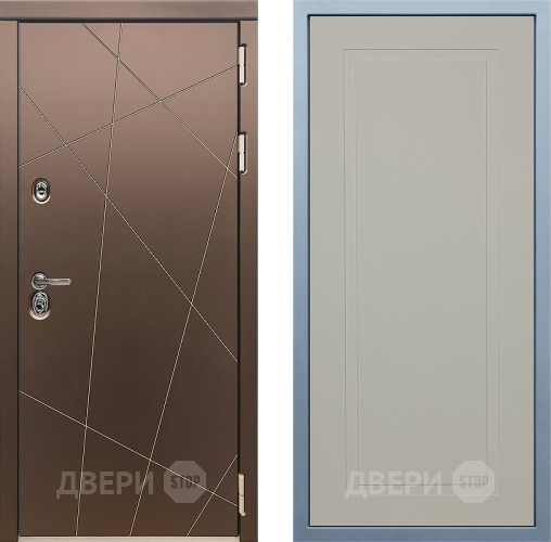 Входная металлическая Дверь Дива МД-50 Н-10 Шампань в Дмитрове
