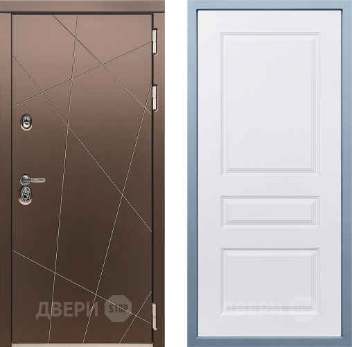 Дверь Дива МД-50 Д-13 Белый в Дмитрове