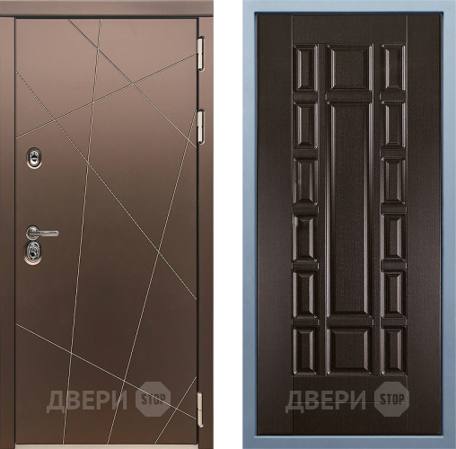 Входная металлическая Дверь Дива МД-50 М-2 Венге в Дмитрове