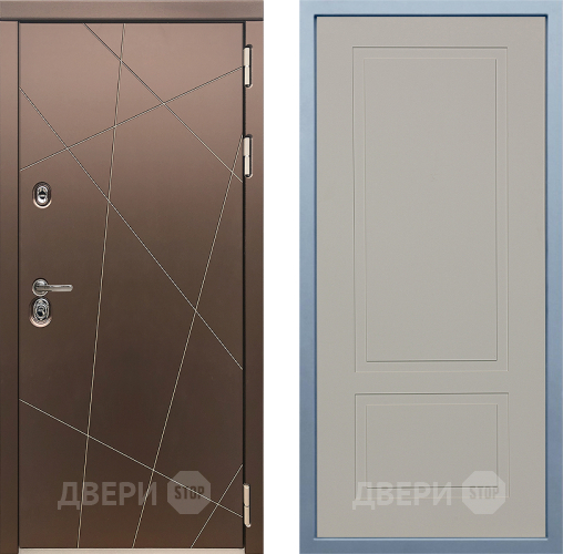 Входная металлическая Дверь Дива МД-50 Н-7 Шампань в Дмитрове