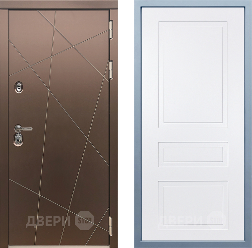 Дверь Дива МД-50 Н-13 Белый в Дмитрове