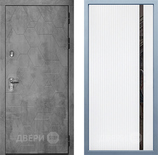 Входная металлическая Дверь Дива МД-51 МХ-46 Белый матовый в Дмитрове