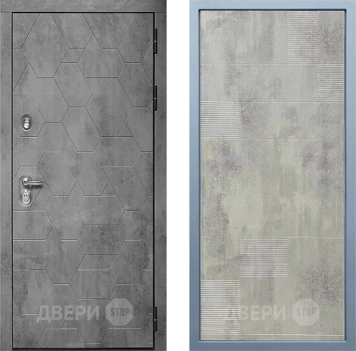 Входная металлическая Дверь Дива МД-51 Д-4 Бетон темный в Дмитрове