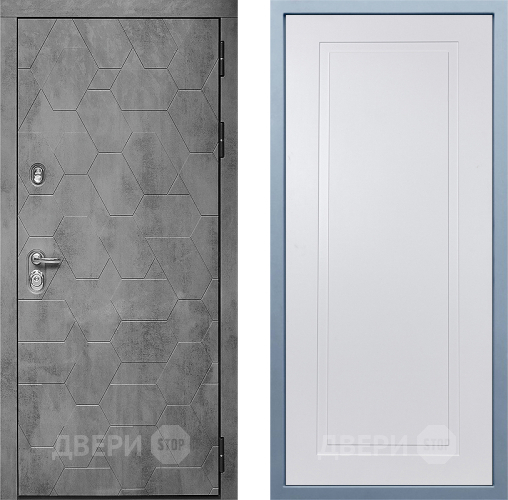 Входная металлическая Дверь Дива МД-51 Н-10 Белый в Дмитрове