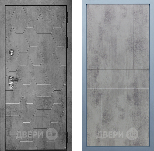 Входная металлическая Дверь Дива МД-51 М-1 Бетон темный в Дмитрове