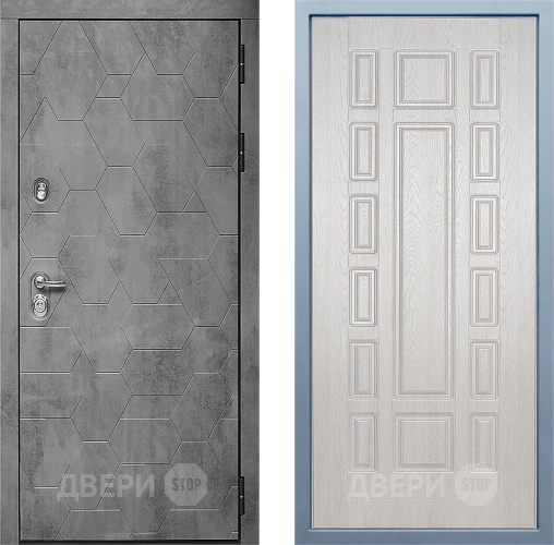 Входная металлическая Дверь Дива МД-51 М-2 Дуб филадельфия крем в Дмитрове