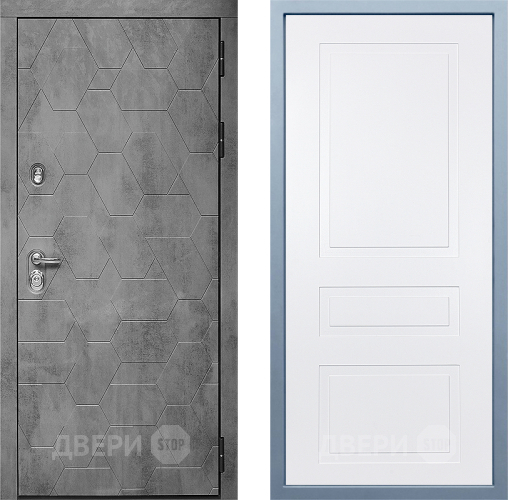 Входная металлическая Дверь Дива МД-51 Н-13 Белый в Дмитрове