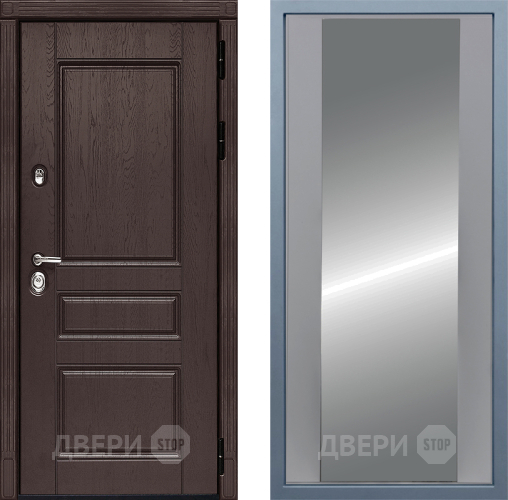 Дверь Дива МД-90 Д-15 Зеркало Силк Маус в Дмитрове