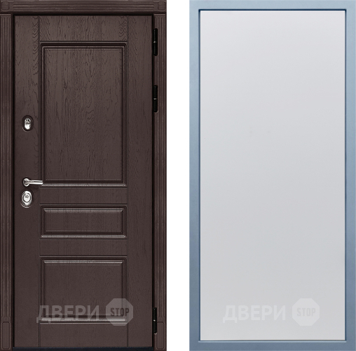 Входная металлическая Дверь Дива МД-90 Н-1 Белый в Дмитрове