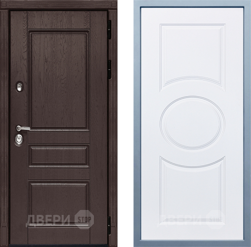 Дверь Дива МД-90 Д-8 Белый в Дмитрове