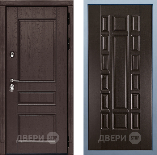 Входная металлическая Дверь Дива МД-90 М-2 Венге в Дмитрове