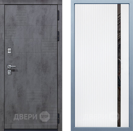 Входная металлическая Дверь Дива МД-35 МХ-46 Белый матовый в Дмитрове