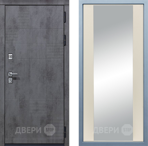 Входная металлическая Дверь Дива МД-35 Д-15 Зеркало Шампань в Дмитрове