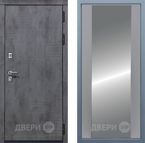 Входная металлическая Дверь Дива МД-35 Д-15 Зеркало Силк Маус в Дмитрове