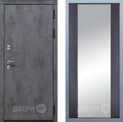 Дверь Дива МД-35 Д-15 Зеркало Венге в Дмитрове