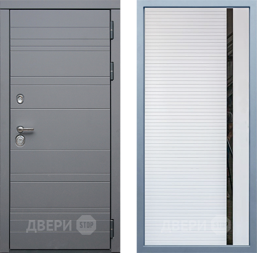 Входная металлическая Дверь Дива МД-39 МХ-45 Белый матовый в Дмитрове