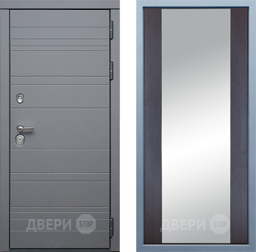 Входная металлическая Дверь Дива МД-39 Д-15 Зеркало Венге в Дмитрове