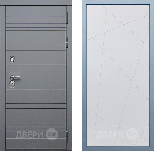 Входная металлическая Дверь Дива МД-39 Д-11 Белый в Дмитрове