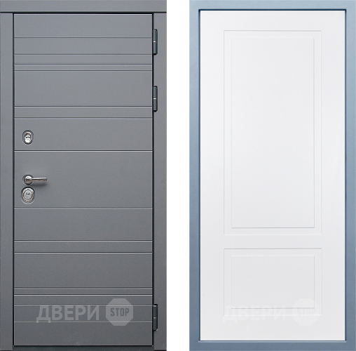 Входная металлическая Дверь Дива МД-39 Н-7 Белый в Дмитрове