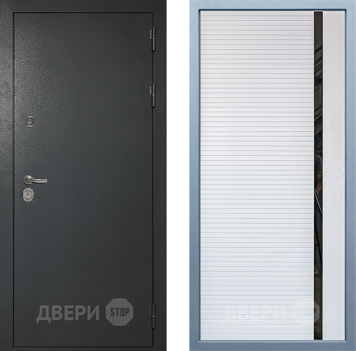 Входная металлическая Дверь Дива МД-40 Титан МХ-45 Белый матовый в Дмитрове