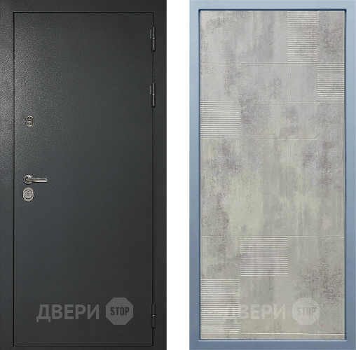 Дверь Дива МД-40 Титан Д-4 Бетон темный в Дмитрове