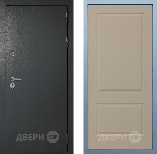 Входная металлическая Дверь Дива МД-40 Титан Д-7 Шампань в Дмитрове