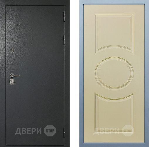 Входная металлическая Дверь Дива МД-40 Титан Д-8 Шампань в Дмитрове