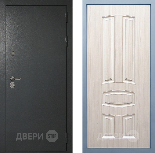 Входная металлическая Дверь Дива МД-40 Титан М-3 Сандал белый в Дмитрове