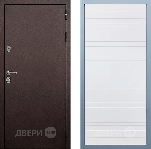 Дверь Дива МД-40 Медь Д-5 Белый в Дмитрове