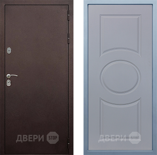Входная металлическая Дверь Дива МД-40 Медь Д-8 Силк Маус в Дмитрове